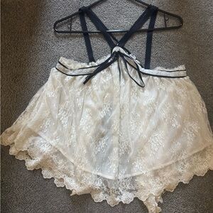 Elegant Lace  Top in White